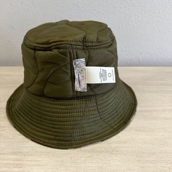 Free People/Urban Outfitters Bucket Hat Camouflage Green Brown Reversible OS - Picture 7 of 11